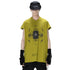 JULIUS 907CPM3 Acid Green / Europa Graphic Sleeveless T-Shirt